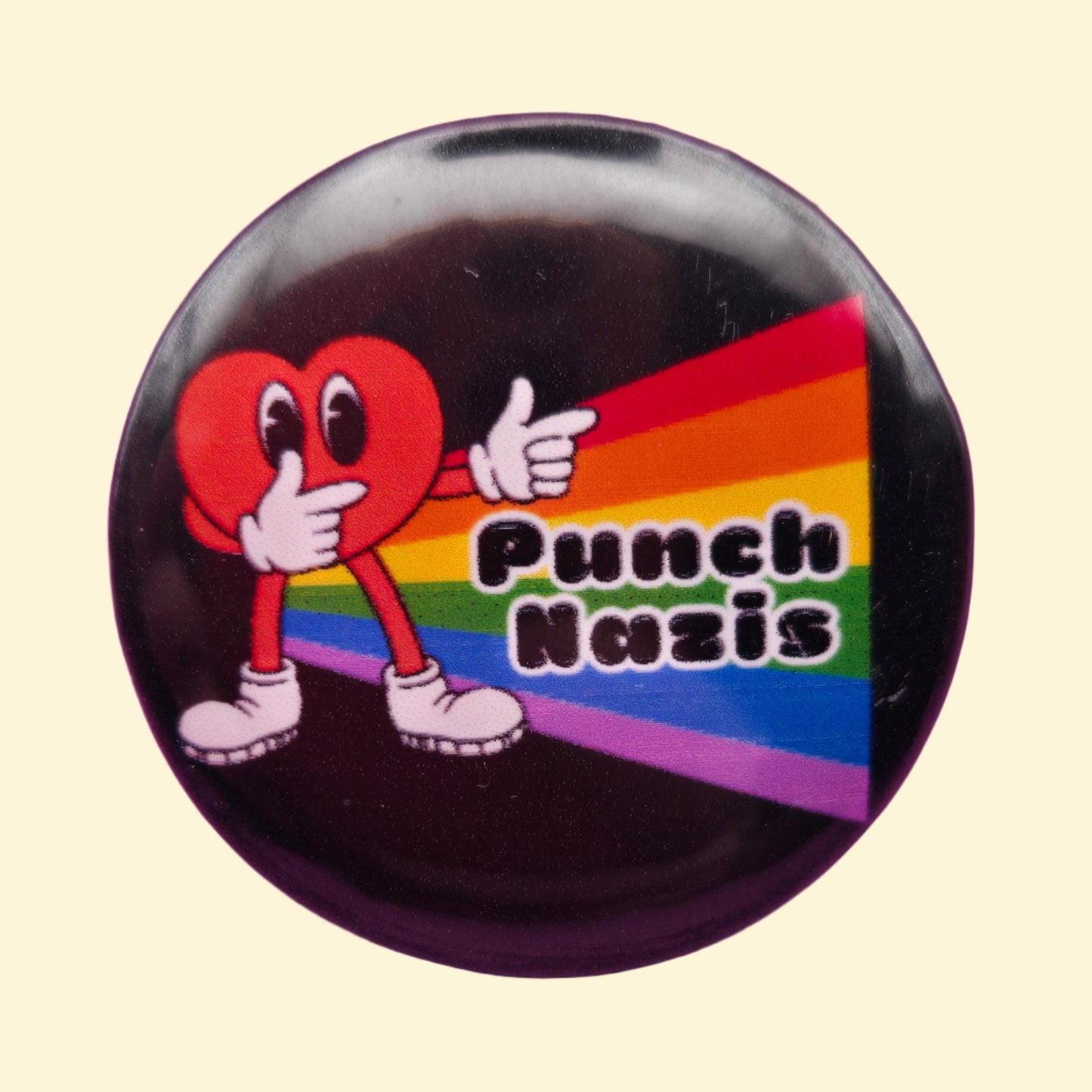 Punch Nazis Button