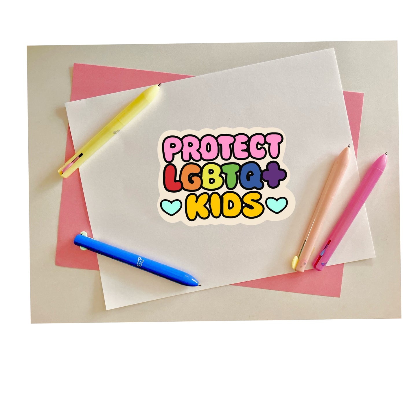 Protect LGBTQ+ Kids Sticker