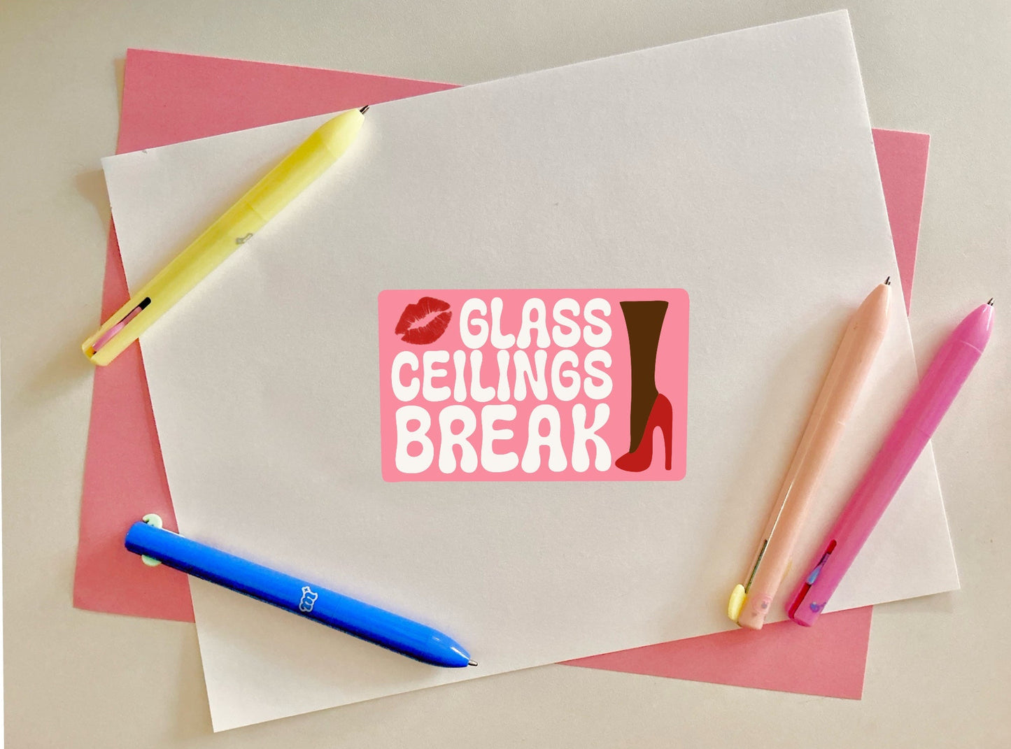 Glass Ceilings Break Sticker