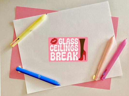 Glass Ceilings Break Sticker