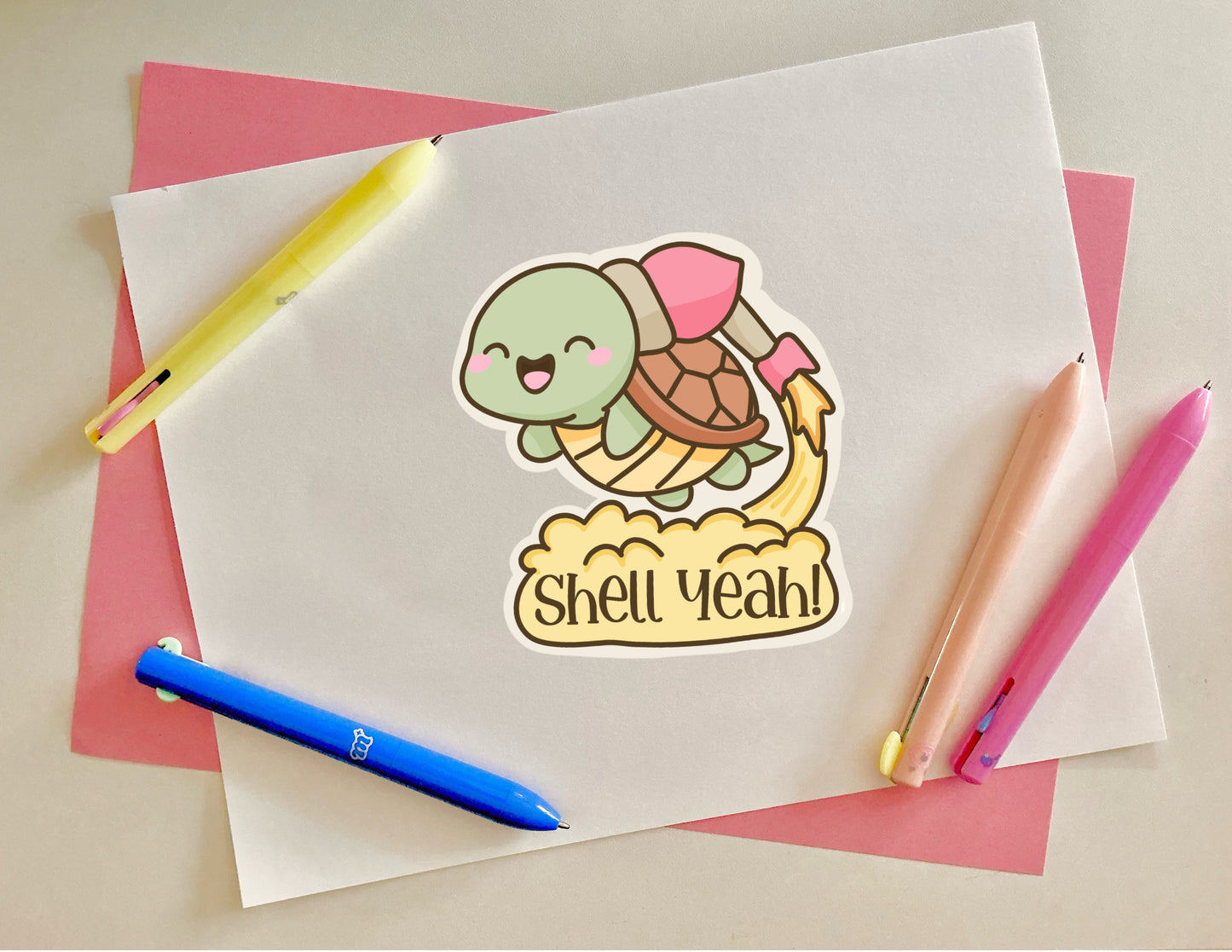 Shell Yeah Sticker