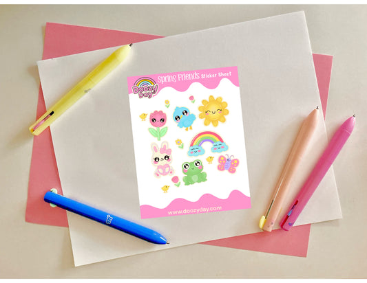 Spring Friends Sticker Sheet